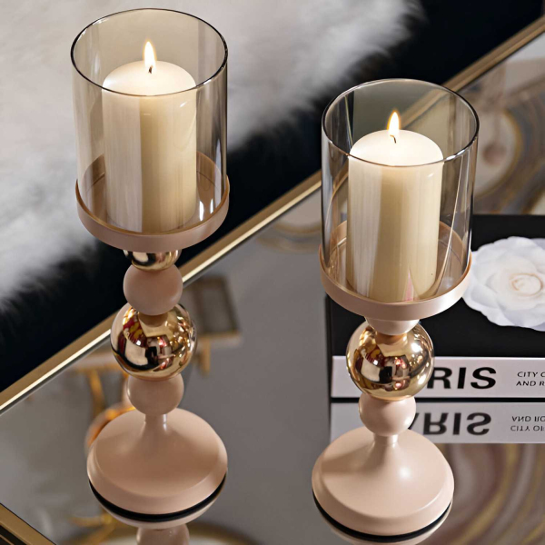 Bougeoir en métal Glazed (Lot de 2) - MAURO FERRETTI