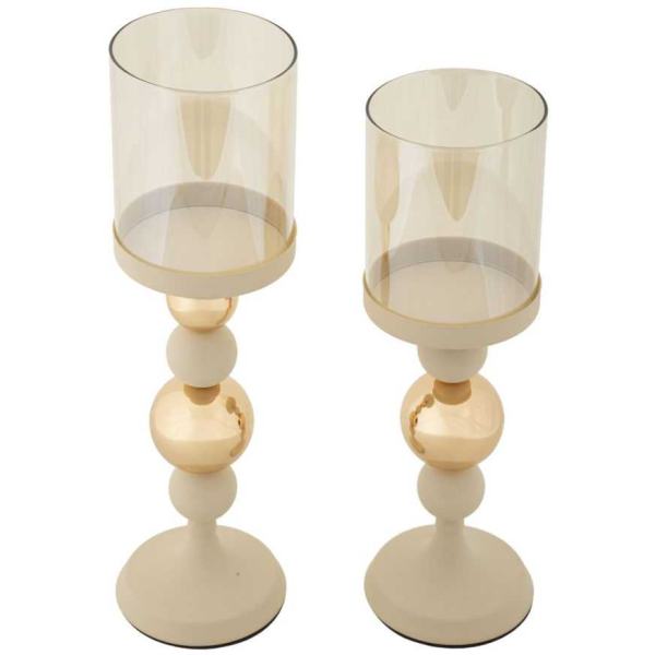 Bougeoir en métal Glazed (Lot de 2) - 42,90