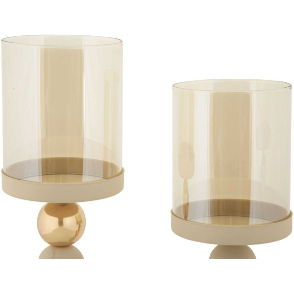 Bougeoir en métal Glazed (Lot de 2) - 5