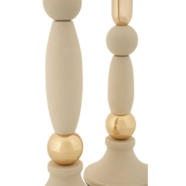 Bougeoir en métal Strek (Lot de 2) - 5