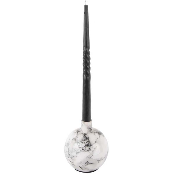 Bougeoire effet marbre 10 x 10 cm Marble - PRE-1149