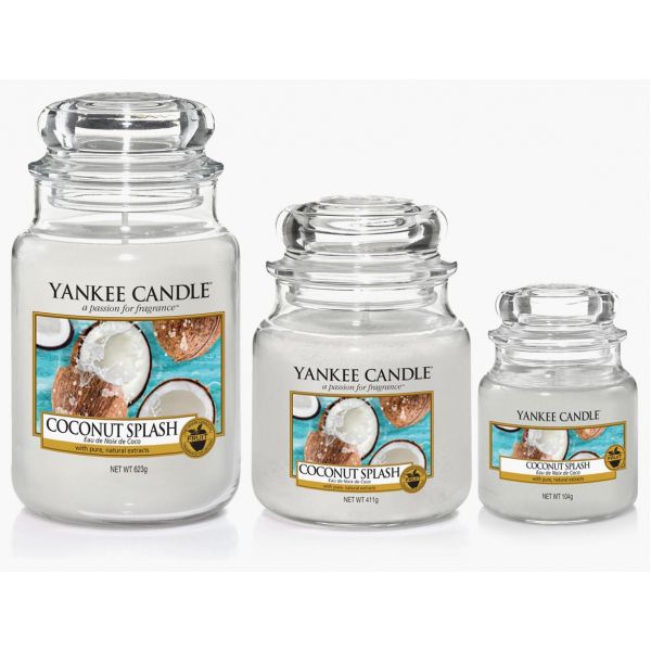 Bougie jarre en verre senteur  eau de coco - 5