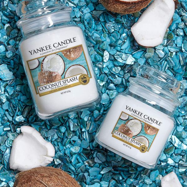Bougie jarre en verre senteur  eau de coco - YANKEE CANDLE