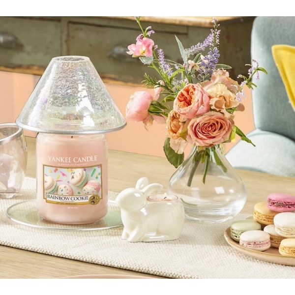Bougie jarre en verre senteur fantaisies sucrées - YAN-0124