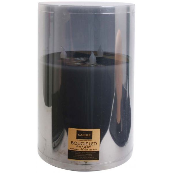 Bougie led en verre 25x15 cm - 15,90