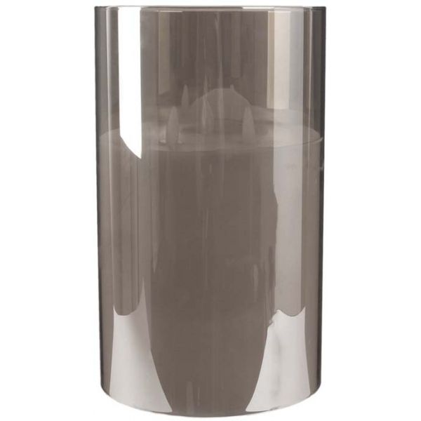 Bougie led en verre 25x15 cm