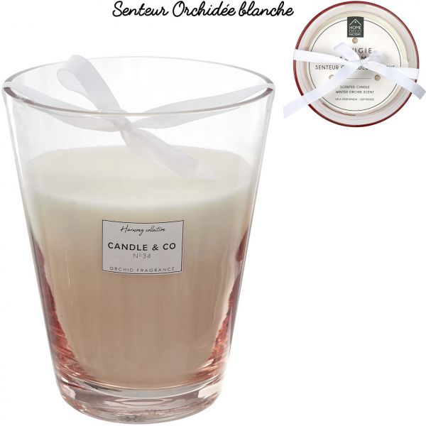 Bougie parfumée Harmony 23 cm (Lot de 2) - 5