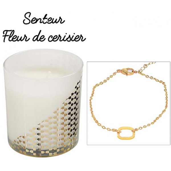 Bougie parfumée avec bijoux surprise 8 cm - CMP-2802