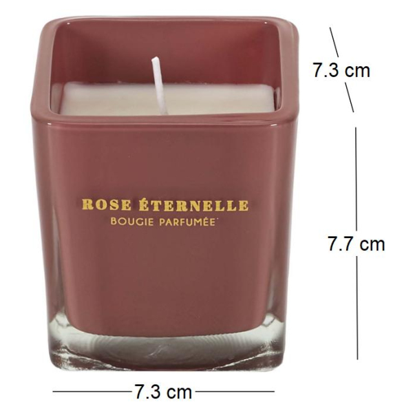 Bougie parfumée carrée Nude 7 cm - 2,54