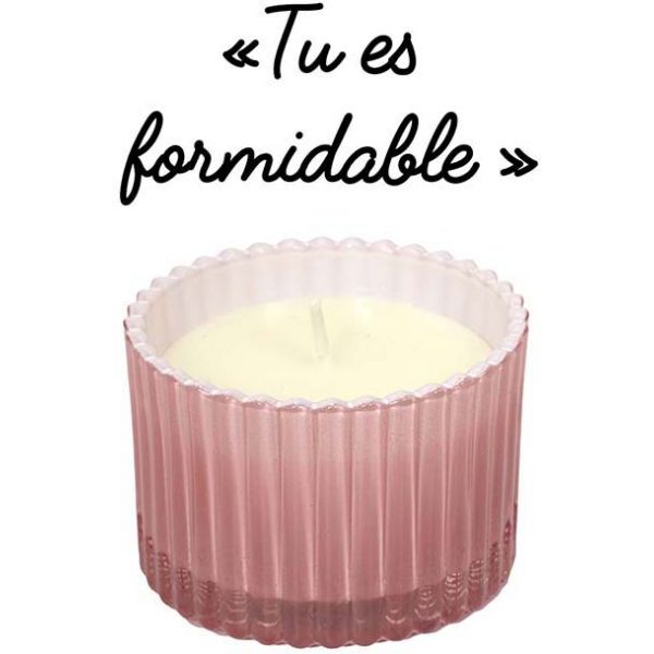 Bougie parfumée message caché 6 cm - 3,90