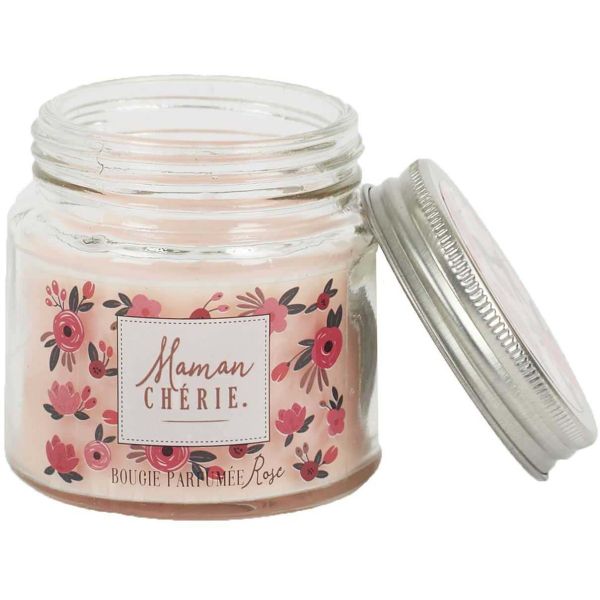 Bougie parfumée en pot Maman 6.5 cm (Lot de 4) - 5