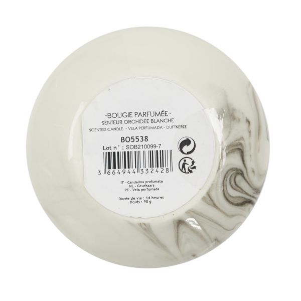 Bougie parfumée en pot Marble 6.5 cm (Lot de 2) - 7