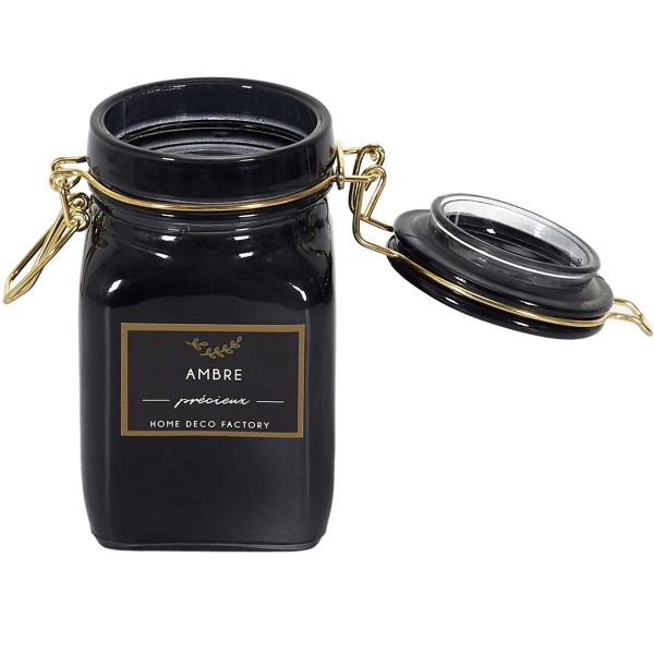 Bougie parfumée pot à clip apothicaire 9 x 6 x 11 cm (Lot de 2) - CMP-4790