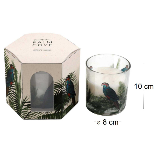 Bougie parfumée tube Palm (Lot de 2) - SIL