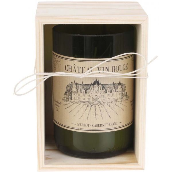 Bougie senteur bois de Santal en coffret oenologie