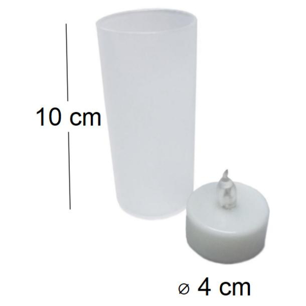 Bougies LED souffle (Lot de 6) - 9,69