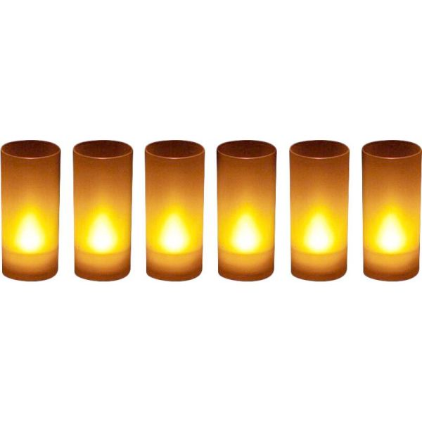 Bougies LED souffle (Lot de 6)