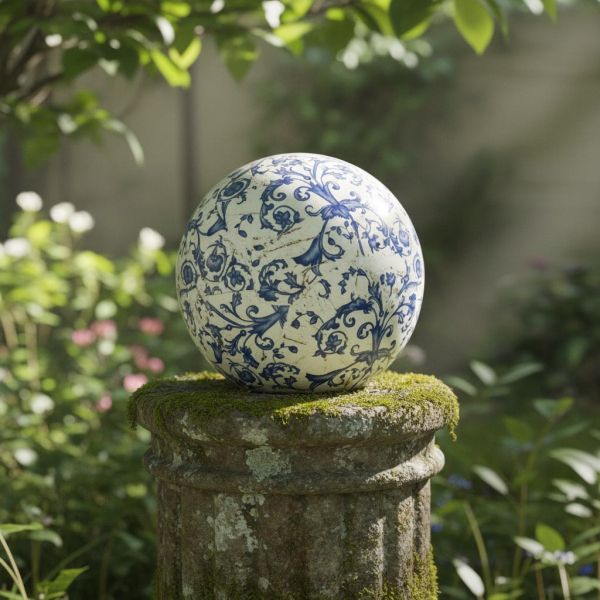 Boule en céramique patiné - ESSCHERT DESIGN