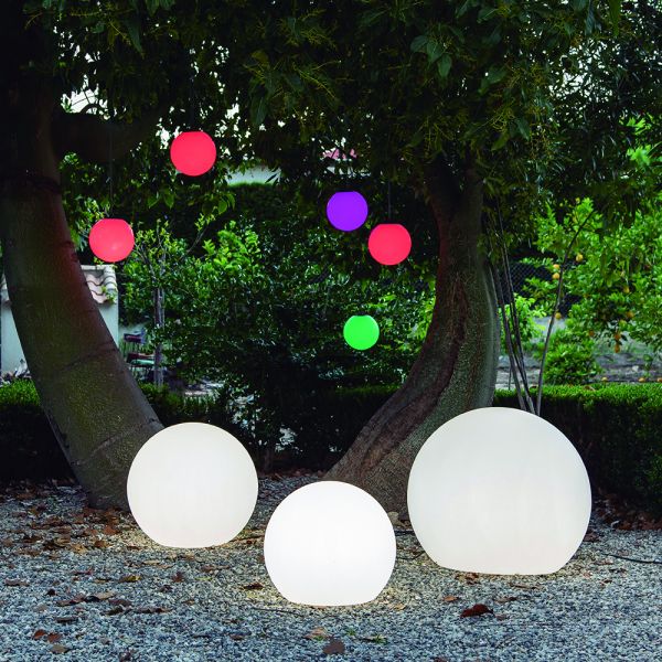 Boule lumineuse extérieure buly 40 cm (alimentation électrique)