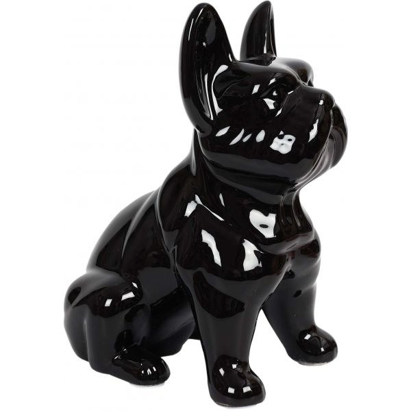 Bouledogue en céramique assis 30 cm