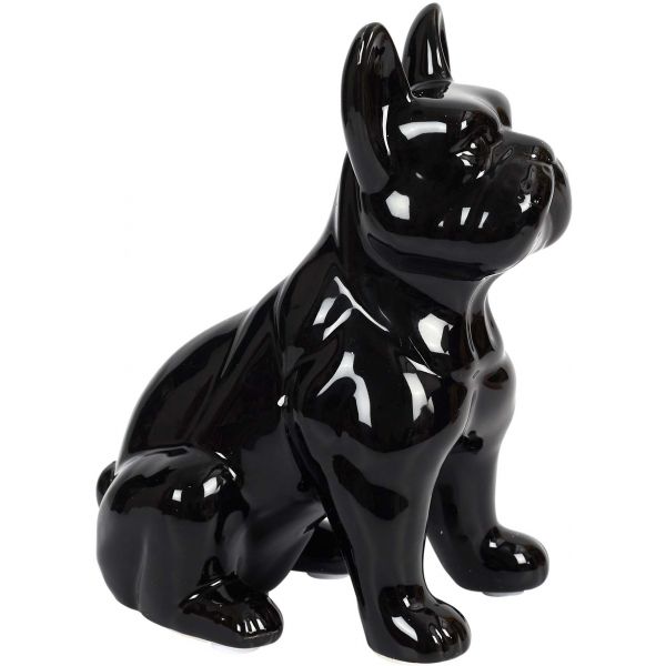 Bouledogue en céramique assis 20 cm - THE HOME DECO FACTORY