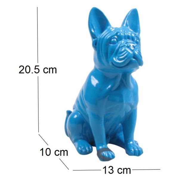 Bouledogue français en résine 20 cm - STOOBZ