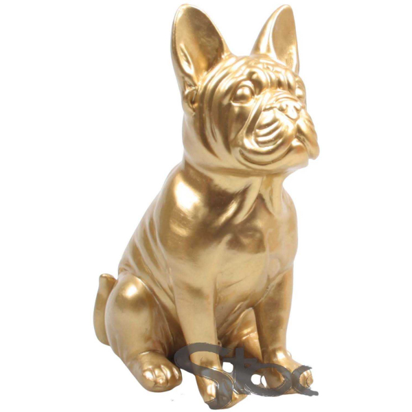 Bouledogue français en résine 20 cm