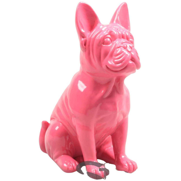 Bouledogue français en résine 20 cm