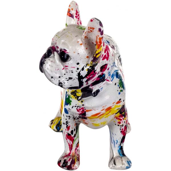 Bouledogue français en résine Graffiti - 52,90