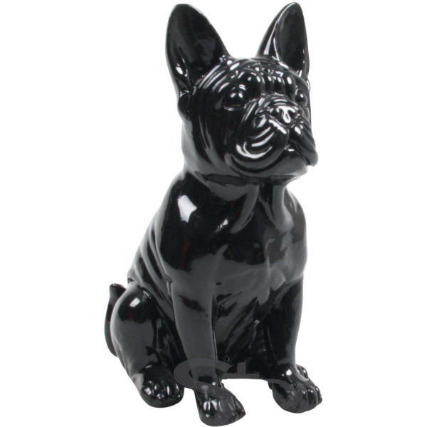 Bouledogue français en résine 20 cm
