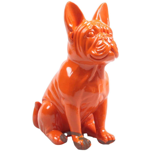 Bouledogue français en résine 20 cm