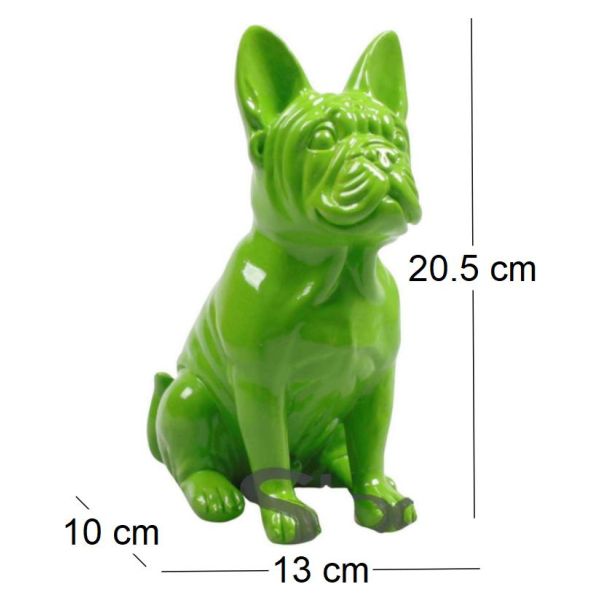 Bouledogue français en résine 20 cm - STOOBZ