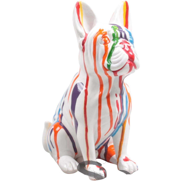 Bouledogue français en résine 20 cm