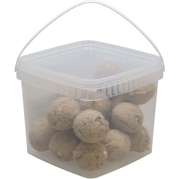 Boules de graisse dans un seau 20 pièces - 7,50