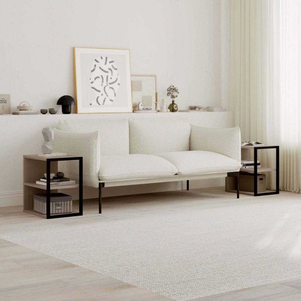Bout de canapé en aggloméré Echo (Lot de 2) - HANAH HOME