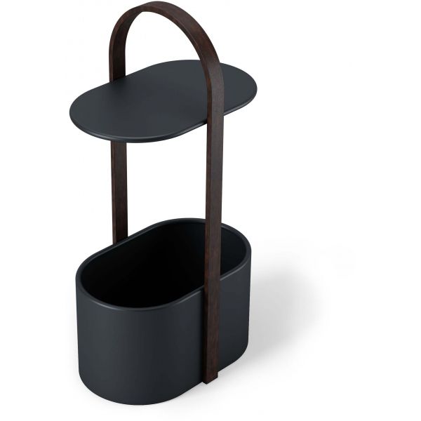 Bout de canapé design range magazine et tablette Hub - 108