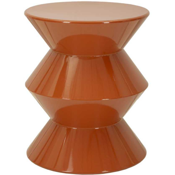 Bout de canapé en métal Zag 37.5 x 45 cm