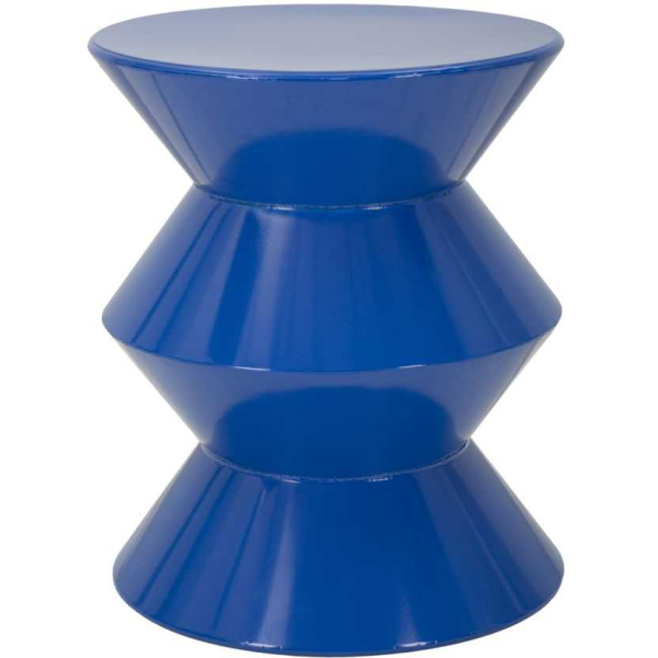 Bout de canapé en métal Zag 37.5 x 45 cm
