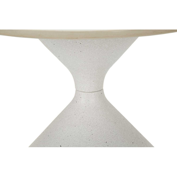 Bout de canapé en métal et céramique Zoé 45 x 39 cm - 5