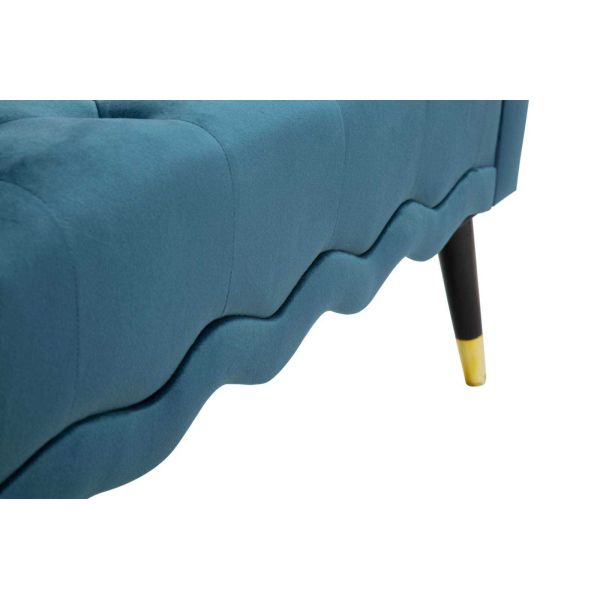 Bout de lit en tissu matelassé Paris 120 x 40 x 60 cm - 8