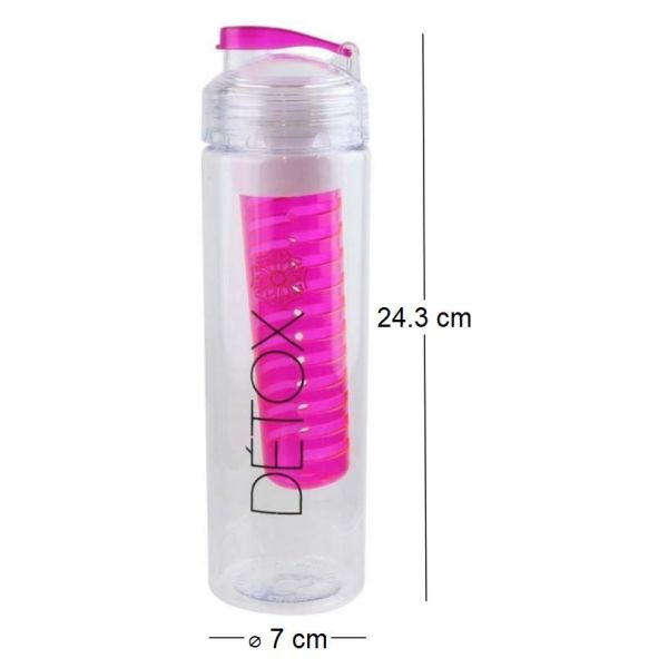 Bouteille détox avec infuseur intégré 650 ml - CMP-1637