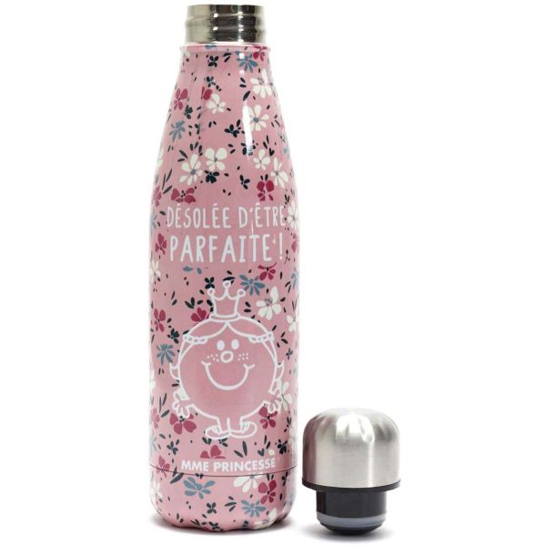 COFFRET BOUTEILLE ISOTHERME 26CL ET PORTE-CLES MME PRINCESSE