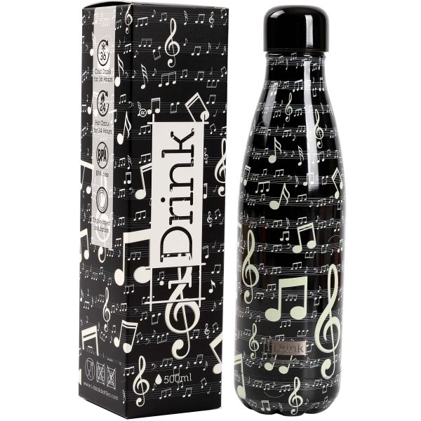 Bouteille isotherme décorée 500 ml