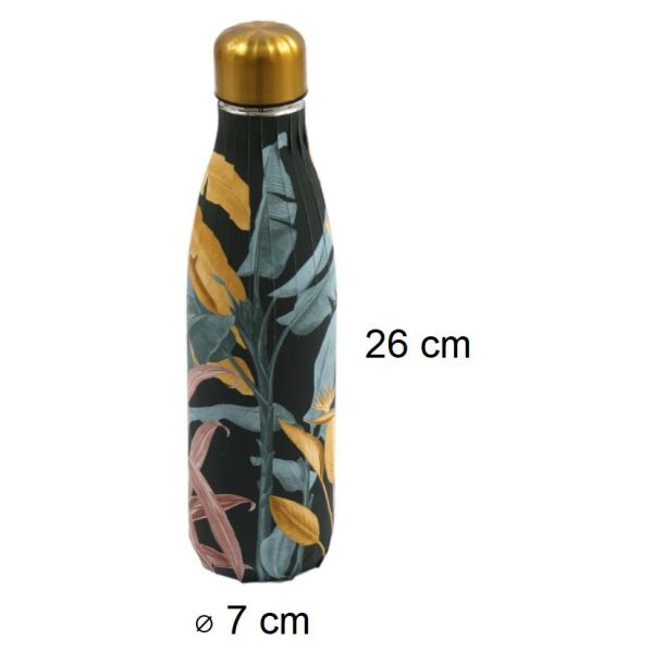 Bouteille isotherme en inox décorée 50 cl - SIL