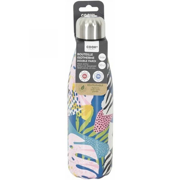 Bouteille de transport en acier inoxydable double paroi 50 cl - 8,90