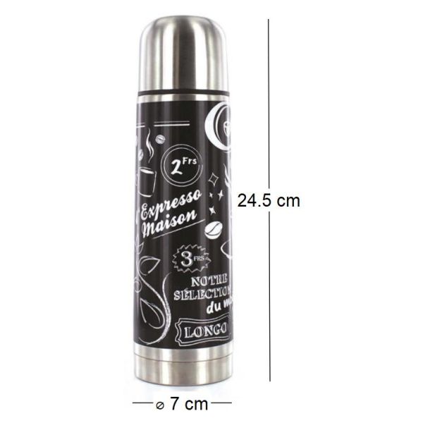 Bouteille de transport en inox 450 ml - CMP-0513