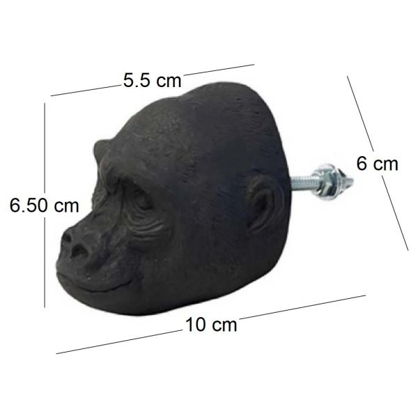 Bouton de porte animal en porcelaine - AND MARY