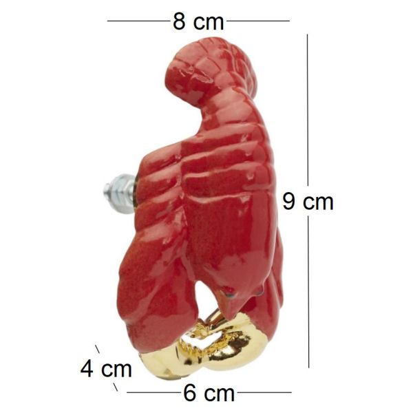 Bouton de porte animal en porcelaine - AND MARY