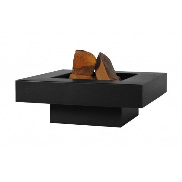 Brasero en acier peint plateau design - 7