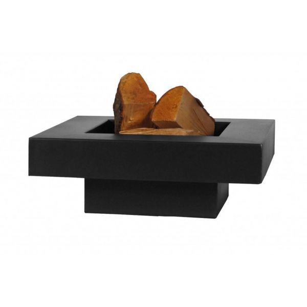 Brasero en acier peint plateau design - 6